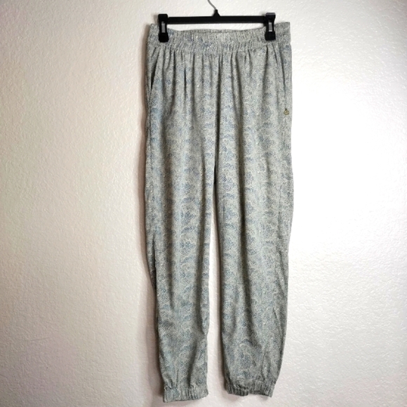 Maison Scotch lightweight pull on geometric elastic waist joggers sz M - Picture 1 of 11